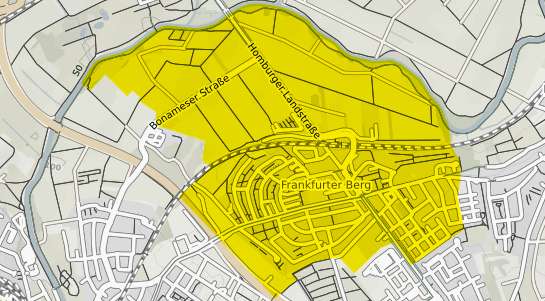Immobilienpreisekarte Frankfurt am Main Frankfurter Berg